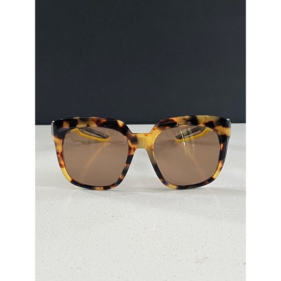 BALENCIAGA Core 54MM tortoiseshell brown Square Sunglasses - Picture 2 of 9